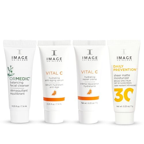 Image Skincare Five Star Favorites Introductory Skin Care 4 Step Regimen Set For Brighter Healthier Looking Skin Travel Size