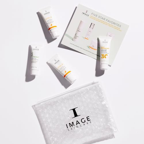Image Skincare Five Star Favorites Introductory Skin Care 4 Step Regimen Set For Brighter Healthier Looking Skin Travel Size