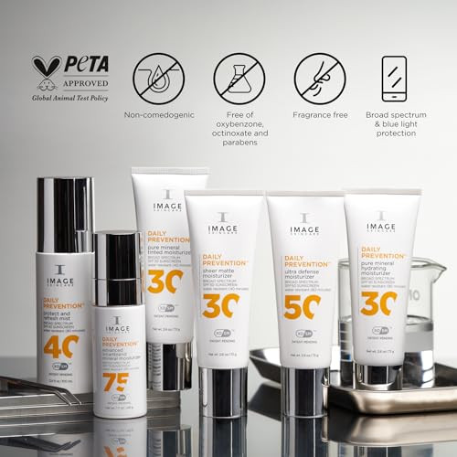Image Skincare Daily Prevention Sheer Mineral Sun Serum Spf 30 Lightweight Tinted Broad Spectrum Sunscreen 1 Ounce
