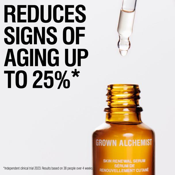 Grown Alchemist Skin Renewal Anti Aging Serum. With Ashwagandha Niacinamide & Hyaluronic Acid. Hydrating Firming For Dark Spots & Wrinkles (25Ml)
