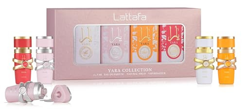 Lattafa Yara Collection 4 Eau De Parfum Set For Women (Yara Yara Moi Yara Tous Yara Candy) 5 Ml