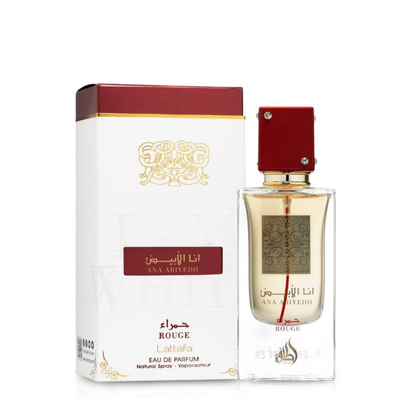 Lattafa Perfumes Ana Abiyedh Rouge For Unisex Eau De Parfum Spray / 2.0 Ounce 60 Ml