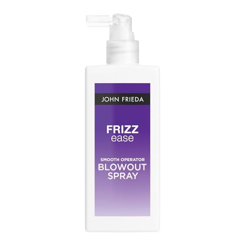 John Frieda Frizz Ease Smooth Operator Blowout Spray Pre-Styling Heat Protection & Anti-Humidity Spray 6.77 Fl Oz
