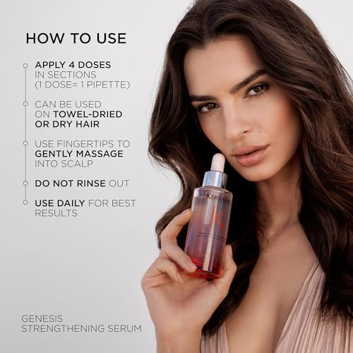 K Rastase Kerastase Magic Night Hair Serum Set With Genesis Anti-Hair Fall Serum And Nutritive 8H Overnight Serum Hair Care Set To Strengthen Nourish And Reduce Break Age Set 2-Piece