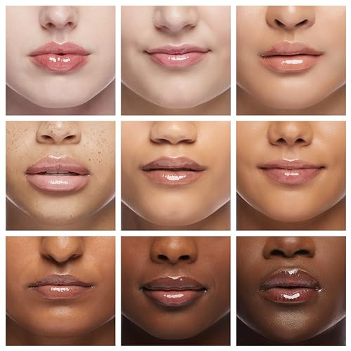 Ruby Kisses Broadway Vita-Lip Clear Lip Gloss (Rosehip Oil ) Ultra-Hydrating & Soothing Formula With Vitamin Oils High-Shine Non-Sticky Finish Healing Glossy Lip Balm With Vitamin A 12 Pack