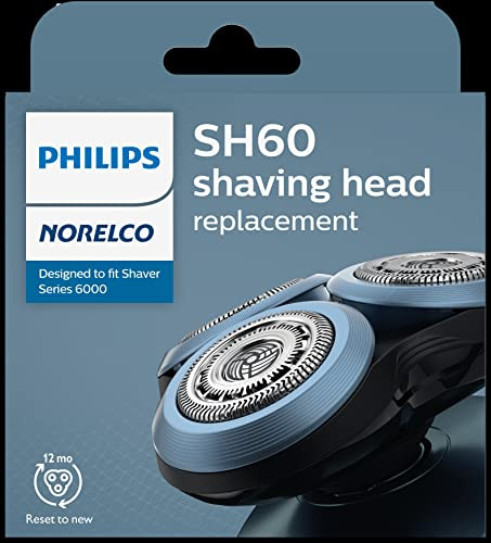 Norelco Philips Norelco Genuine Sh60/72 Shaving Heads Compatible With Norelco Shaver Series 6000