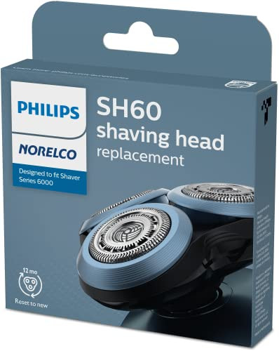 Norelco Philips Norelco Genuine Sh60/72 Shaving Heads Compatible With Norelco Shaver Series 6000