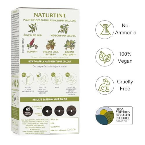 Naturtint Natural Chestnut 4N Naturtint Hair Coloring 5.4 Oz