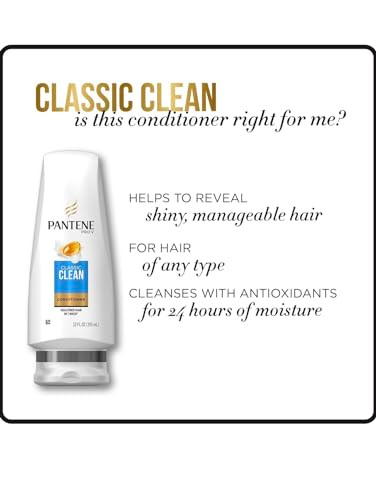 Pantene Classic Clean Conditioner Twin Pack 24 Fl Oz