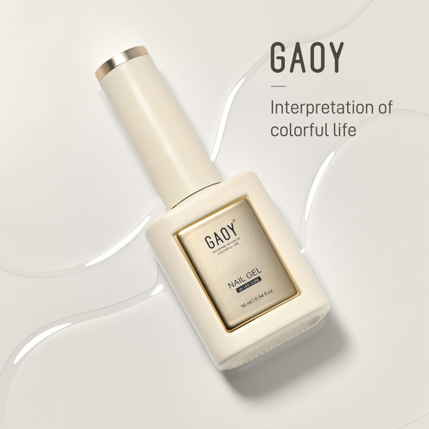 Gaoy Glossy Gel Top Coat For Gel Nail Polish Glassy No Wipe Clear Finish High Gloss Varnish For Long Lasting Uv Light Cure Nail Art Diy 16Ml
