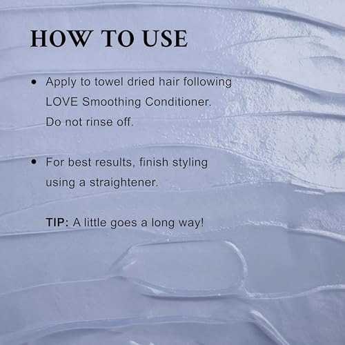 Davines Love Hair Smoother Leave-On Cream To Smooth Frizzy Unruly Or Wavy Hair Weightlessly . 5.07 Fl. Oz