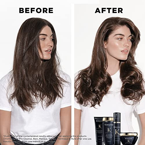 K Rastase Kerastase Chronologiste Hair Serum Heat Protectant With Argan Oil - Controls Frizz Strengthens And Prevents Breakage Protects Against Humidity For Dry Fine & Brittle Hair 5.1 Fl Oz