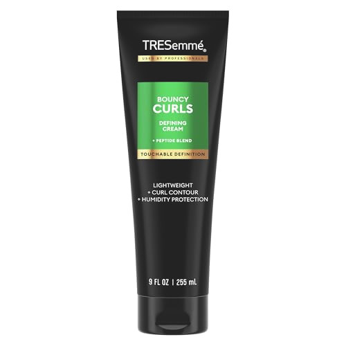 Tresemm Defining Cream Bouncy Curls For Lightweight Curl Control Humidity Protection With Peptide Blend 1 Ct 9 Fl Oz