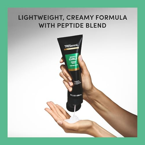 Tresemm Defining Cream Bouncy Curls For Lightweight Curl Control Humidity Protection With Peptide Blend 1 Ct 9 Fl Oz