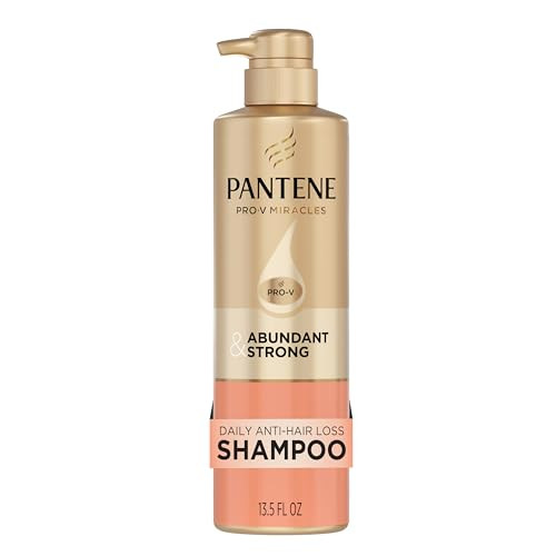 Pantene Abundant & Strong Shampoo Strengthens Scalp's Hold On Hair Roots 13.5 Oz