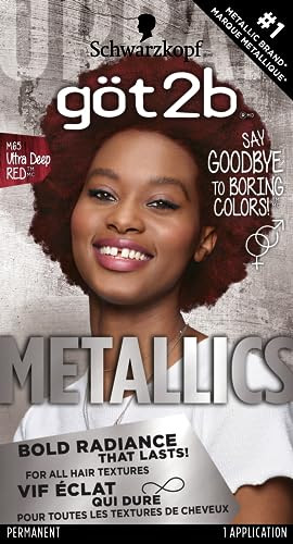 Got2B Metallics Permanent Hair Color M65 Deep Red