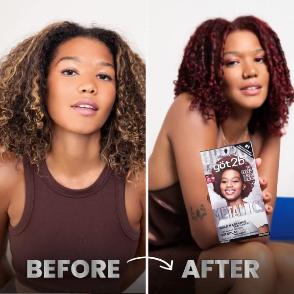 Got2B Metallics Permanent Hair Color M65 Deep Red