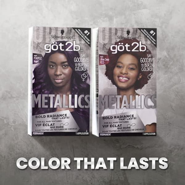 Got2B Metallics Permanent Hair Color M65 Deep Red