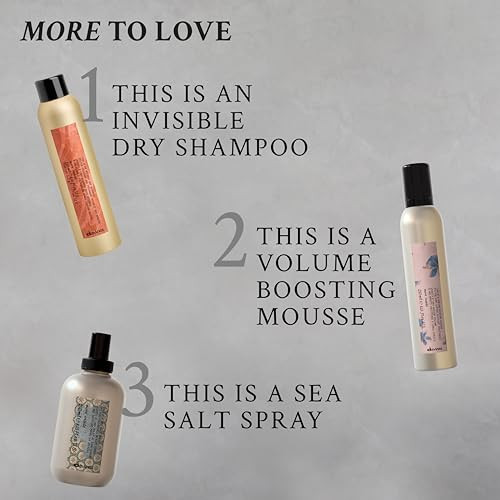 Davines This Is A Perfecting Hairspray Medium Hold Invisible Finish - Ultra-Fine Mist For Natural Movement - No Build-Up Or Residue 9.10 Fl Oz