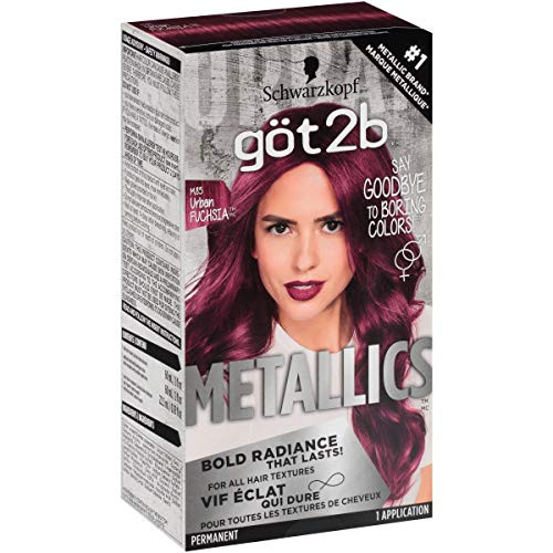 Got2B Metallics Permanent Hair Color M85 Urban Fuchsia