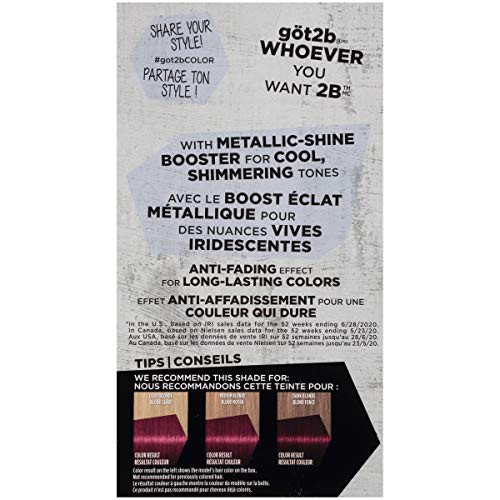 Got2B Metallics Permanent Hair Color M85 Urban Fuchsia
