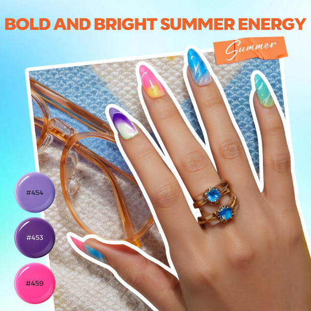 Modelones Poly Extension Gel Nail Kit 32 Colors All Seasons Poly Gel Kit With Nail Forms Lamp Slip Solution Builder Thickening Manicure Tools For Starter Salon Diy 133Pcs