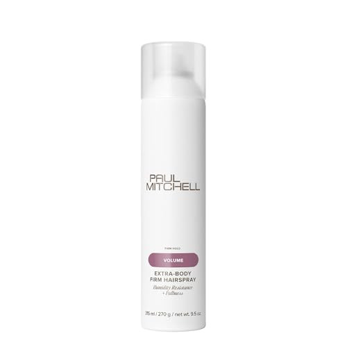 Paul Mitchell Extra-Body Firm Hairspray Extreme Hold Maximum Volume + Humidity Resistance For Fine Hair 9.5 Oz