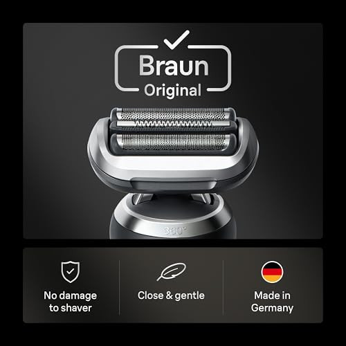 Braun Series 7 Electric Shaver Head Easily Attach Your Shaver Head For A Shave As Efficient As Day One Compatible With Generation Series 7 Shavers 74S Silver