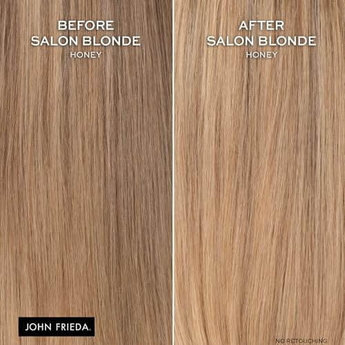 John Frieda Salon Blonde Honey Tone Perfecting Treatment With Protein-Peptide Complex Hair Toner Toner For Blonde Hair 4 Fl Oz