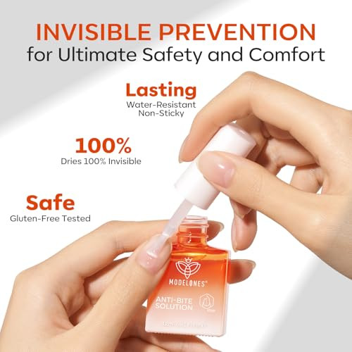 Modelones Nail Biting Prevention For Kids Upgraded Thumb Sucking Deterrent Quick Dry Bitter No Bite Nail Polish Stop Biting Nail Polish 12 Ml 0.41Fl Oz