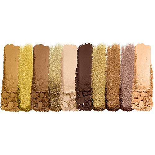 Wet N Wild Color Icon 10-Pan Eyeshadow Makeup Palette Yellow Call Me Sunshine Long Lasting Shimmer Metallic Glittery Matte Rich Smooth Pigment Cruelty