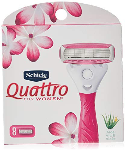 Schick Hydro Silk Schick Quattro For Women Razor Refill Cartridges 8 Cartridges