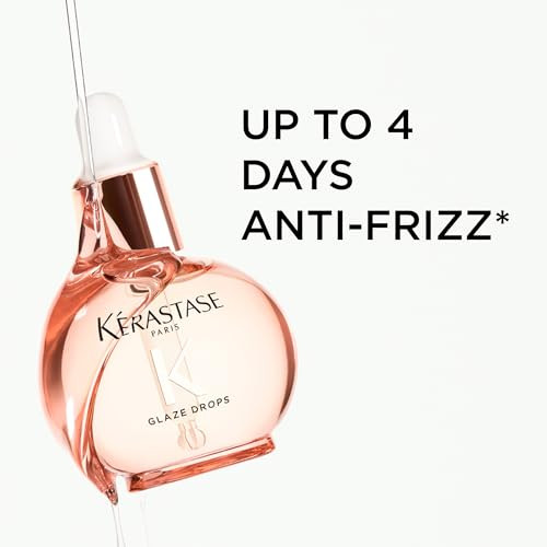 K Rastase Kerastase Gloss Absolu Glaze Drops Anti-Frizz Hair Oil - Adds Gloss And Shine Nourishes And Hydrates Hair With Hyaluronic Acid And Glycolic Acid For All Hair Types