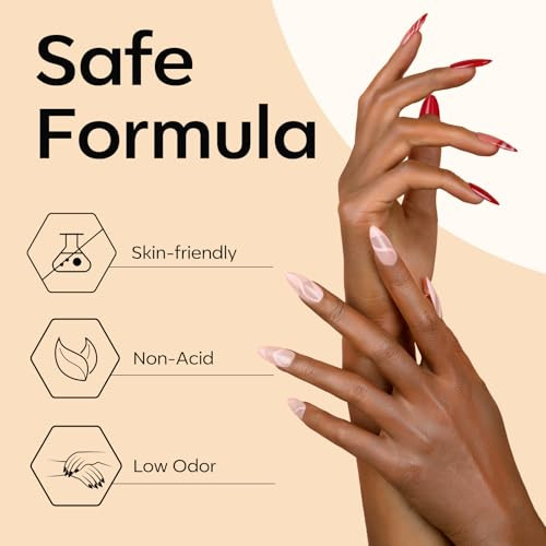 Modelones Nail Glue Gel With Top Coat And Prep Dehydrator 9 In One Gel Glue Kit For Easy Nail Extension No Wipe Top Coat 3 Pcs 15Ml
