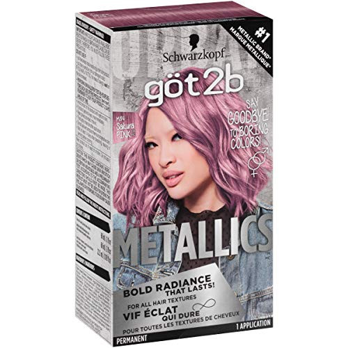 Got2B Metallics Permanent Hair Color M84 Sakura Pink