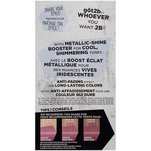 Got2B Metallics Permanent Hair Color M84 Sakura Pink