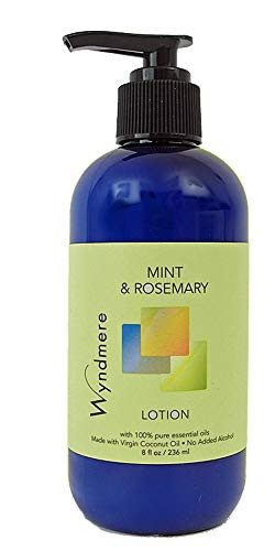 Wyndmere Mint & Rosemary Aromatherapy Moisturizing Lotion With Pure Essential Oils 8 Oz