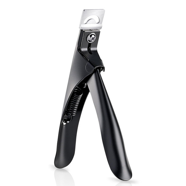 Gaoy Acrylic Nail Clippers Professional Stainless Steel Edge Cutter For False Nail Tips Salon & Home Use Sharp Blade Clip Manicure Tool Black