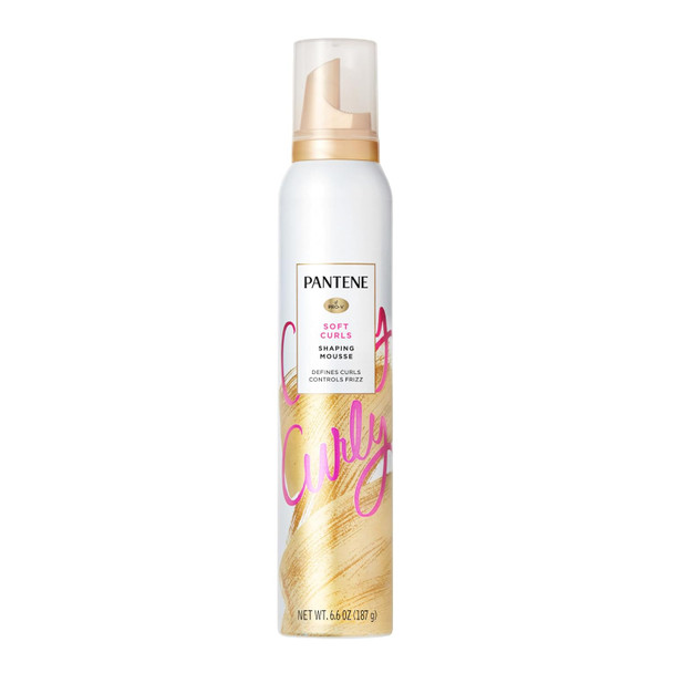 Pantene Curl Mousse For Curly Hair Tames Frizz For Soft Touchable Curls Each ( ) 6.6 Oz Pack Of 3