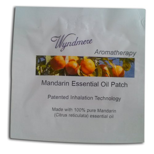 Wyndmere Mandarin Aromatherapy Inhalation Patch - Calming & Relaxing Mandarin Essential Oil Patch