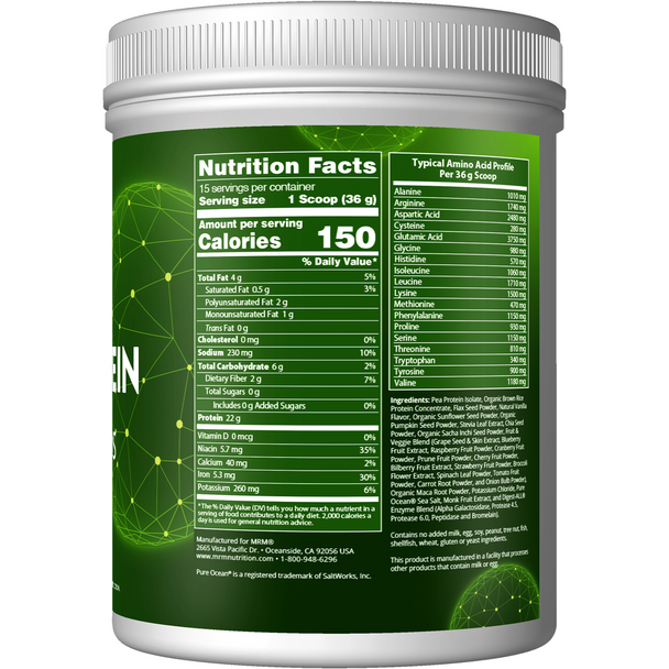 Veggie Protein with Superfoods Vanilla 20.1 oz by Metabolic Response Modifier