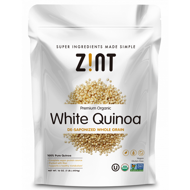 White Quinoa Bag 40 servings By Zint Nutrition