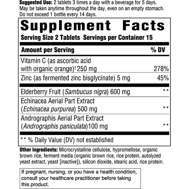 Elderberry  Immune Response 30 tabs by Innate Response