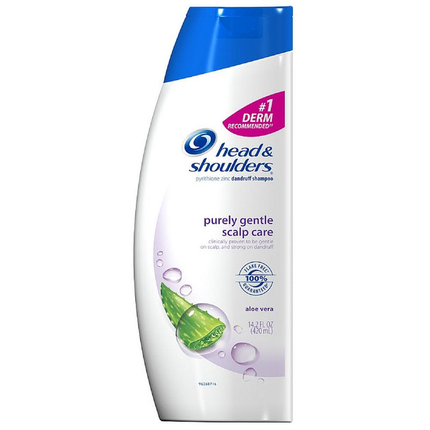 Head & Shoulders Purely Gentle Scalp Care Shampoo with Aloe Vera 14.20 oz