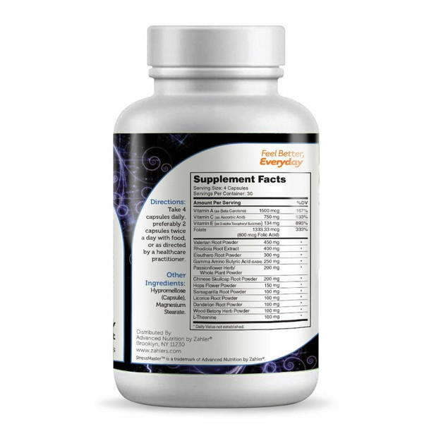 Stressmaster 120 Caps By Advanced Nutrition By Zahler