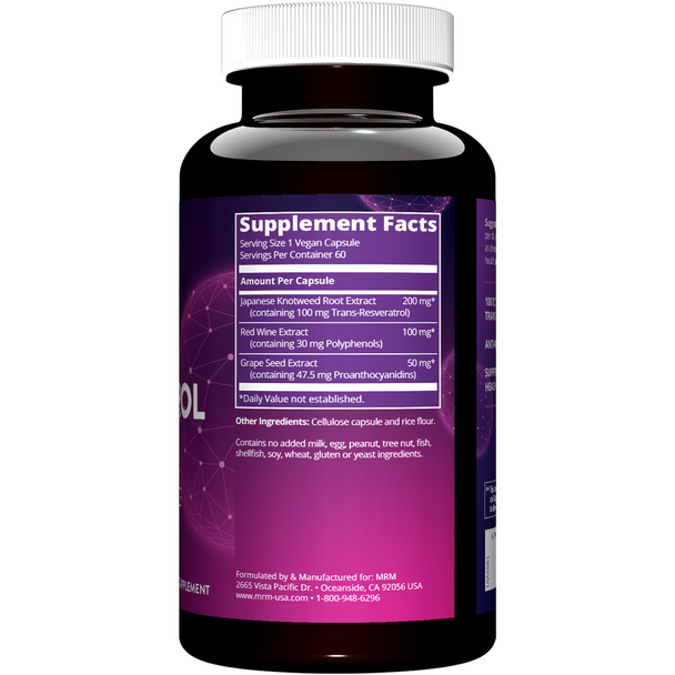 Resveratrol 60 caps by Metabolic Response Modifier