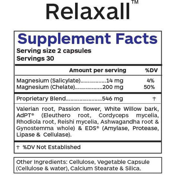Relaxall 60 caps by Professional Botanicals