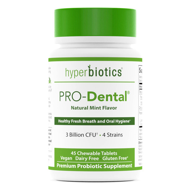 PRO-Dental 45 chewable tabs by Hyperbiotics