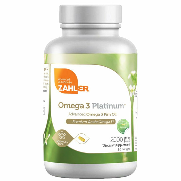 Omega 3 Platinum 90 softgels by Advanced Nutrition by Zahler
