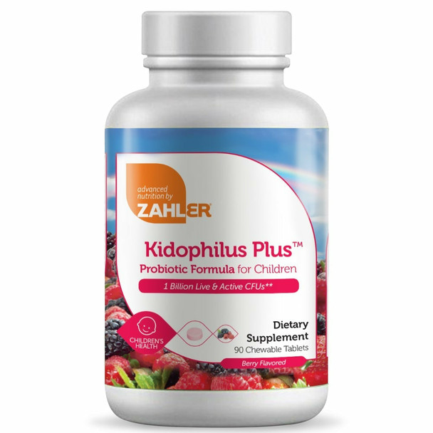 Kidophilus Plus Chewable 90 tabs by Advanced Nutrition by Zahler